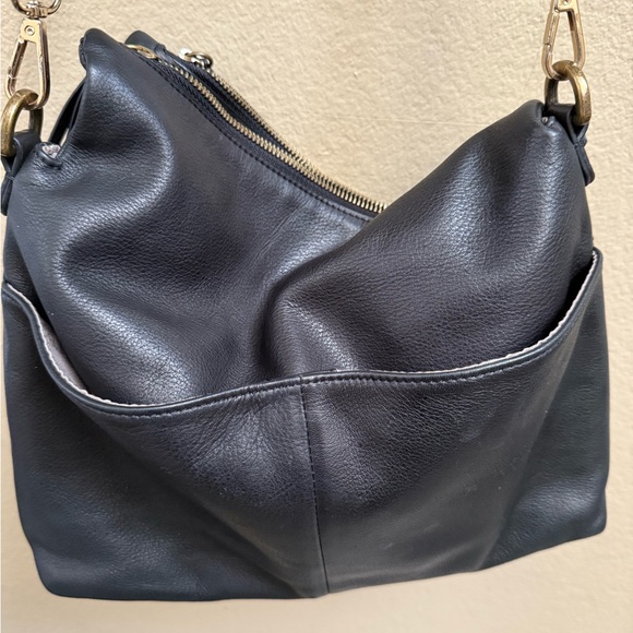 Margo New York Black soft Leather Shoulder Bag - Picture 9 of 11